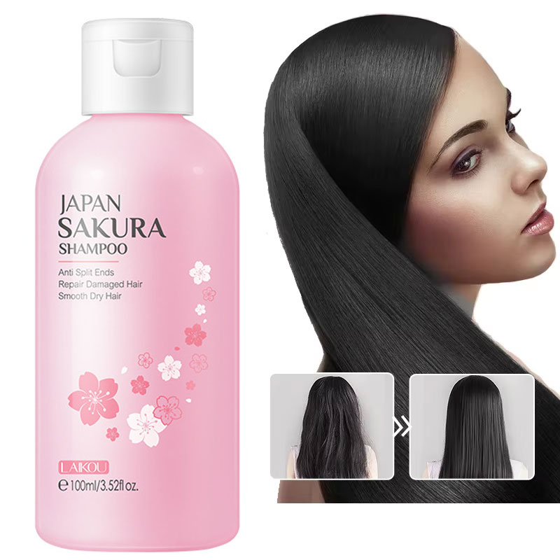 Hair Care Korean Products - شامبو ساكورا ياباني من LAIKOU لإصلاح