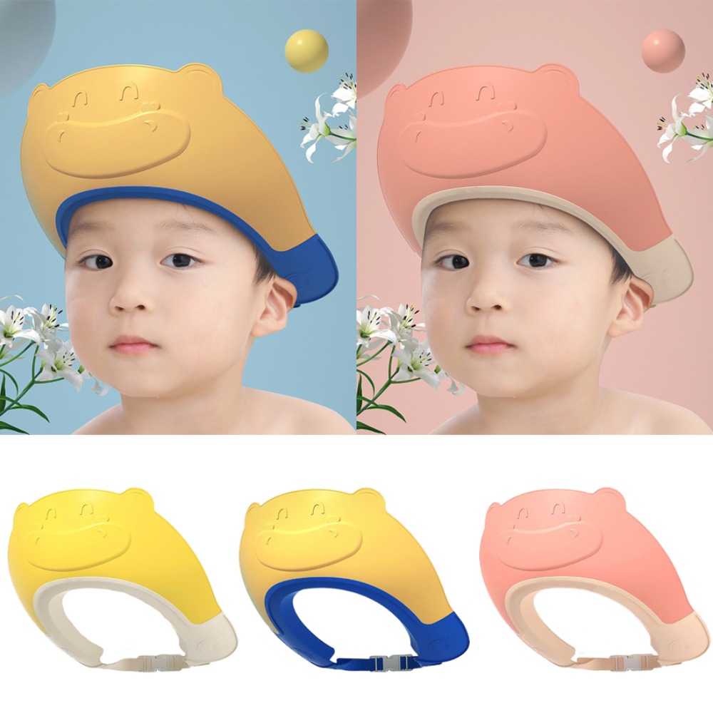 Hair Care Baby - قبعة استحمام للأطفال من الشامبو، قبعة