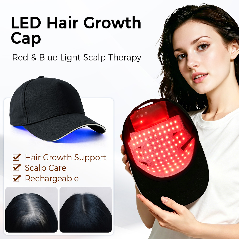 Hair Care With Protein - قبعة LED لنمو الشعر بالعلاج الضوئي