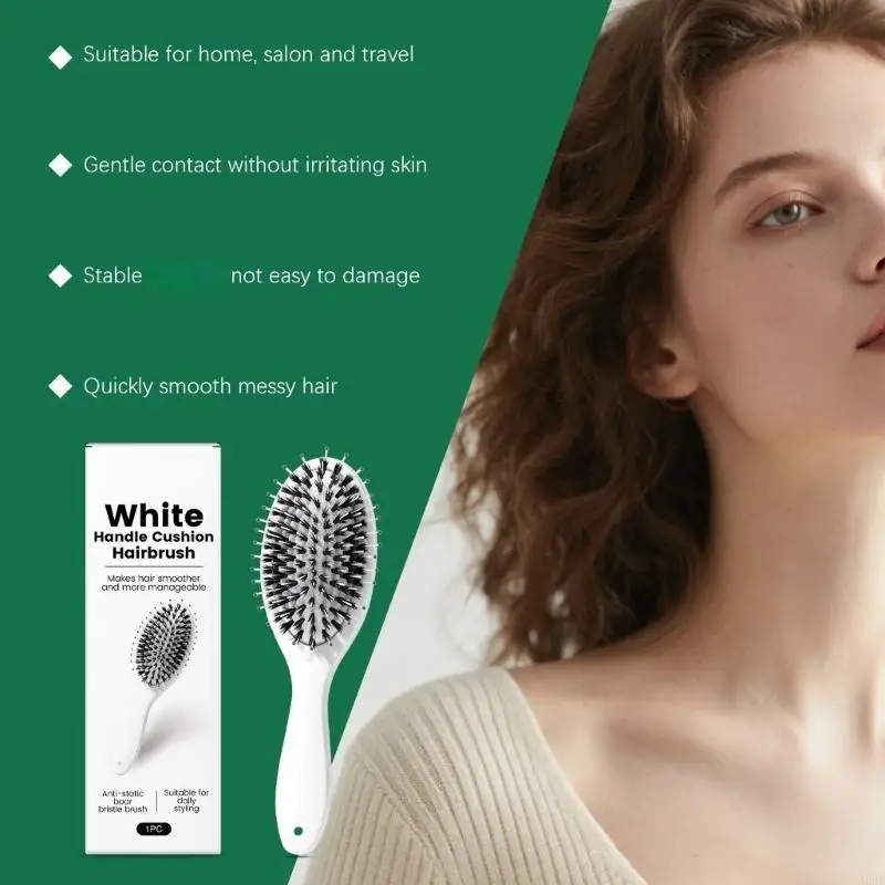 Hair Care Daily Routine - شعيرات الخنزير وفرشاة النايلون توفر تعزيزًا