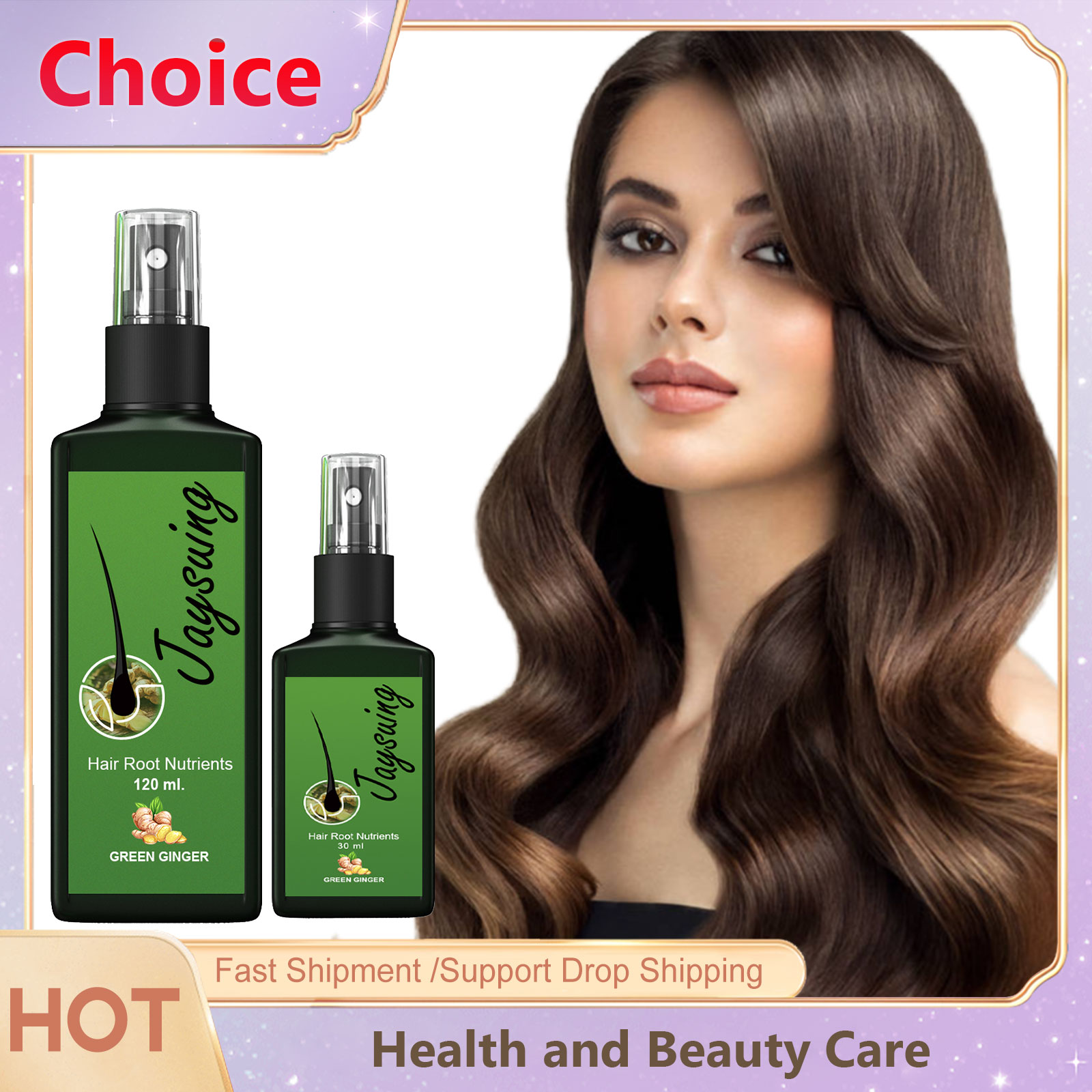 Hair Care Serum - زيت نمو الشعر رذاذ مغذي الجذر