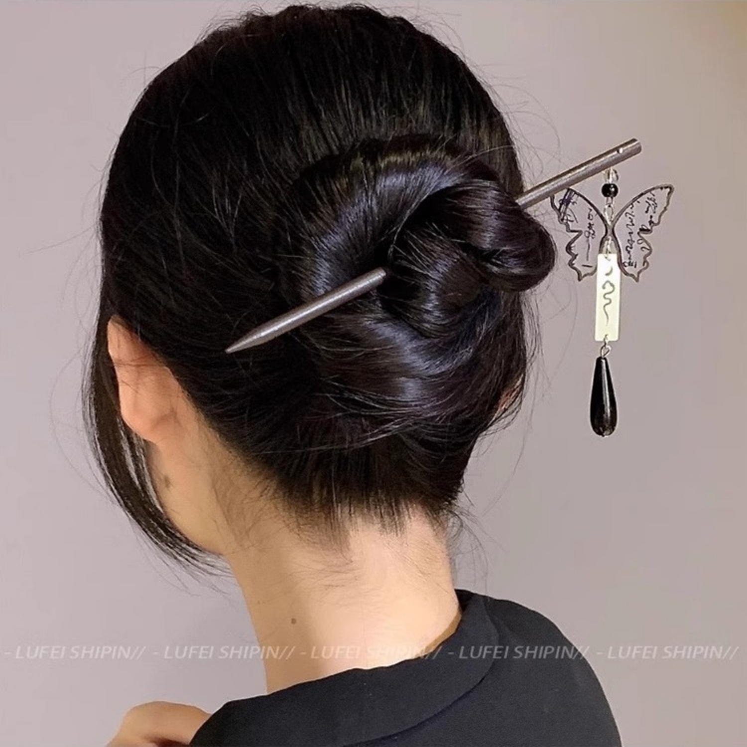 ضوء فاخر خشبي شرابة دبوس الشعر - مراجعة Hair Care Ingredients وسعره