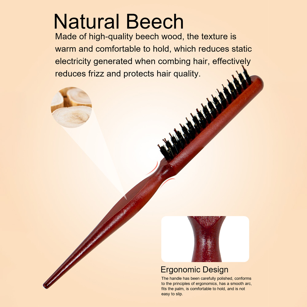 طقم فرشاة شعر خشبية مكون من قط - مراجعة Hair Care Daily Routine وسعره