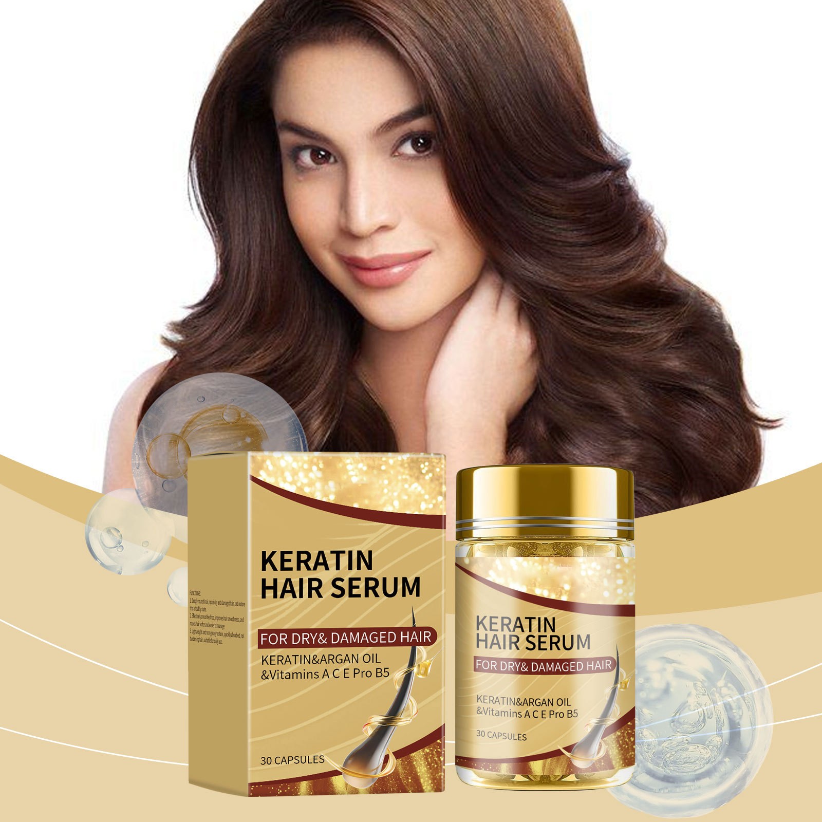 كبسولات ناعمة للعناية بالشعر ب - مراجعة Hair Care Essence Oil وسعره