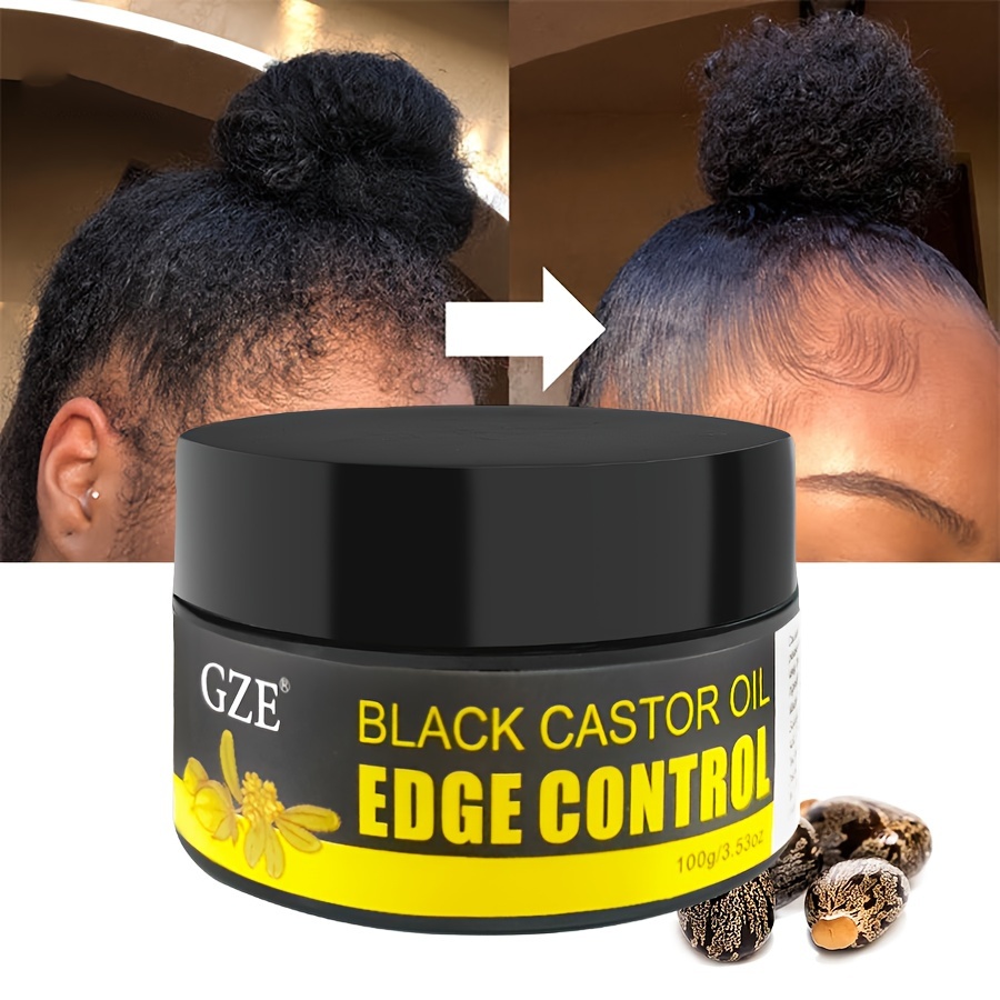 GZE خروع سوداء إفريقية ، جديلة - مراجعة Edge Control Gel وسعره