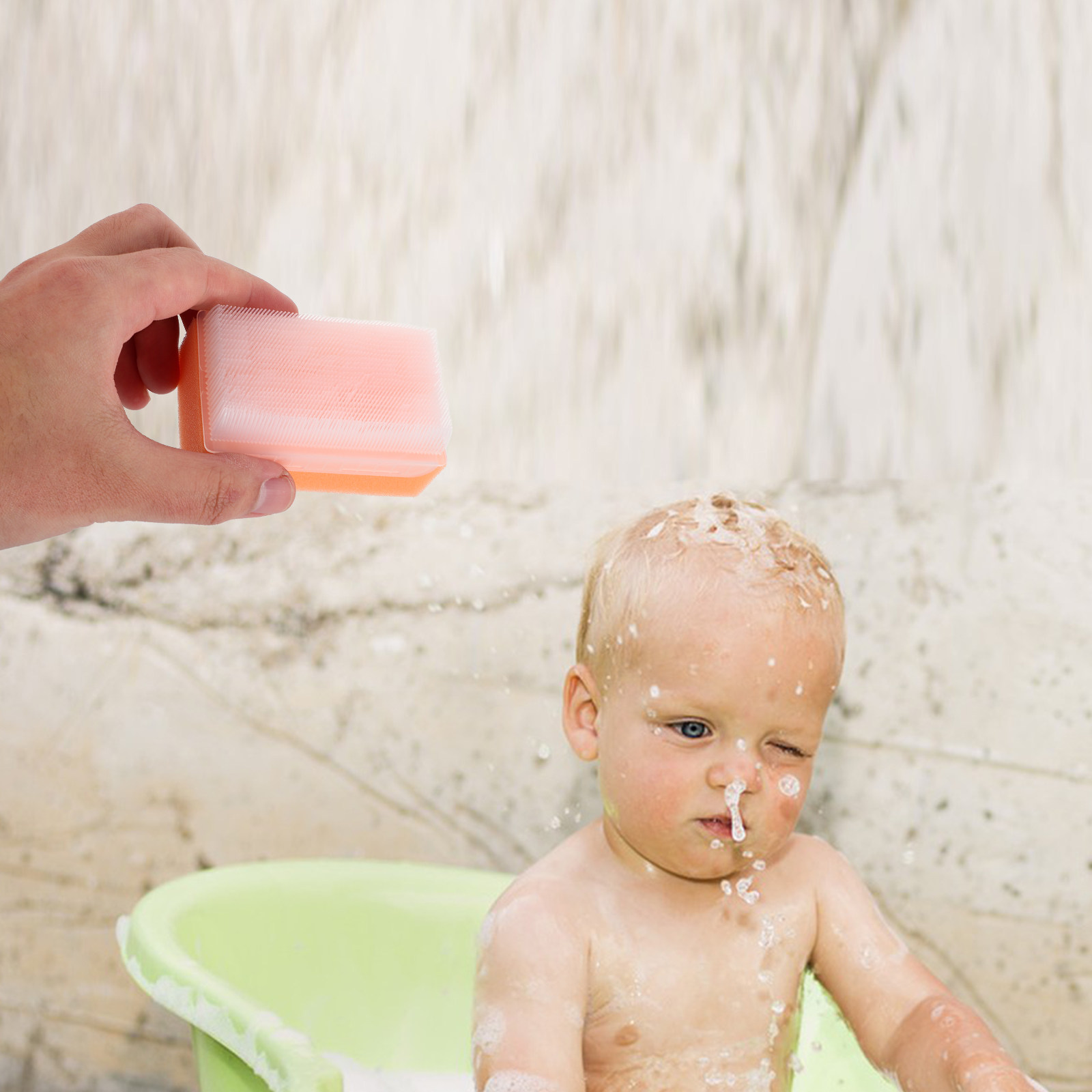 قطعتان من فرشاة غسيل الأطفال ا - مراجعة Hair Care Baby وسعره