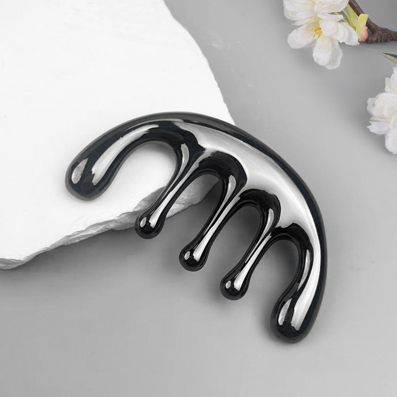 1 قطعة مشط تدليك معدني بخمسة أ - مراجعة Detangling Wide Comb وسعره